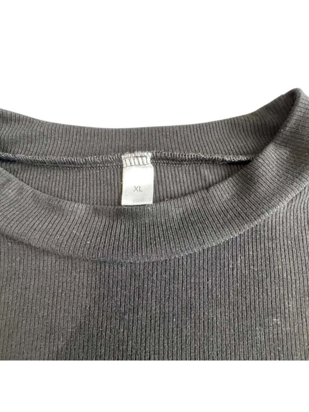 Black Ruffle Sleeve Top‎ | Women's Long Sleeve Blouse | Size XL - Picture 3 of 5